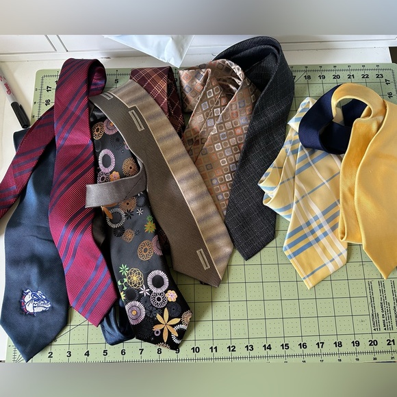 Lot bundle of 10 designer silk blend ties variety of brands & styles - Picture 1 of 8